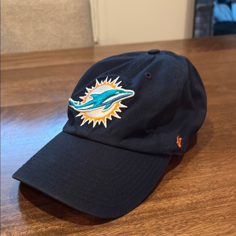 Black Cap with Dolphin Logo